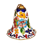 Glocke Weihnachtsglocken Weihnachtsdeko Deko Cloisonne Emaille 5489